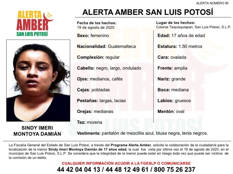 FISCALÍA ALERTA AMBER 21AGOSTO2020