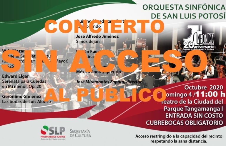 SECULT AVISO CONCIERTO 02OCT2020