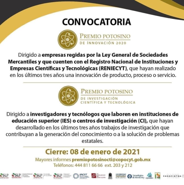 COPOCYT CONVOCATORIA 30DIC2020