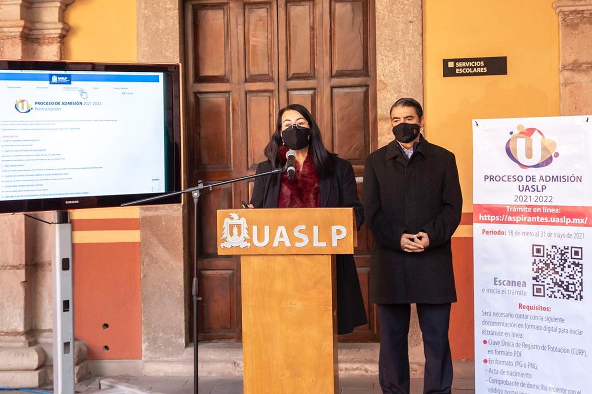 ARRANCA UASLP PRE INSCRIP. 18ENERO2021
