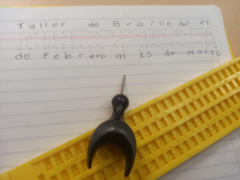 INVITACIÓN TALLER BRAILLE 05FEBR2022