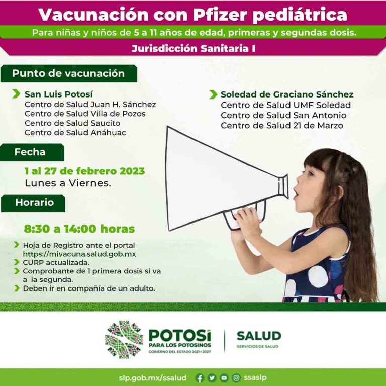 APLICARÁN VACUNA PFIZER 31ENERO2023