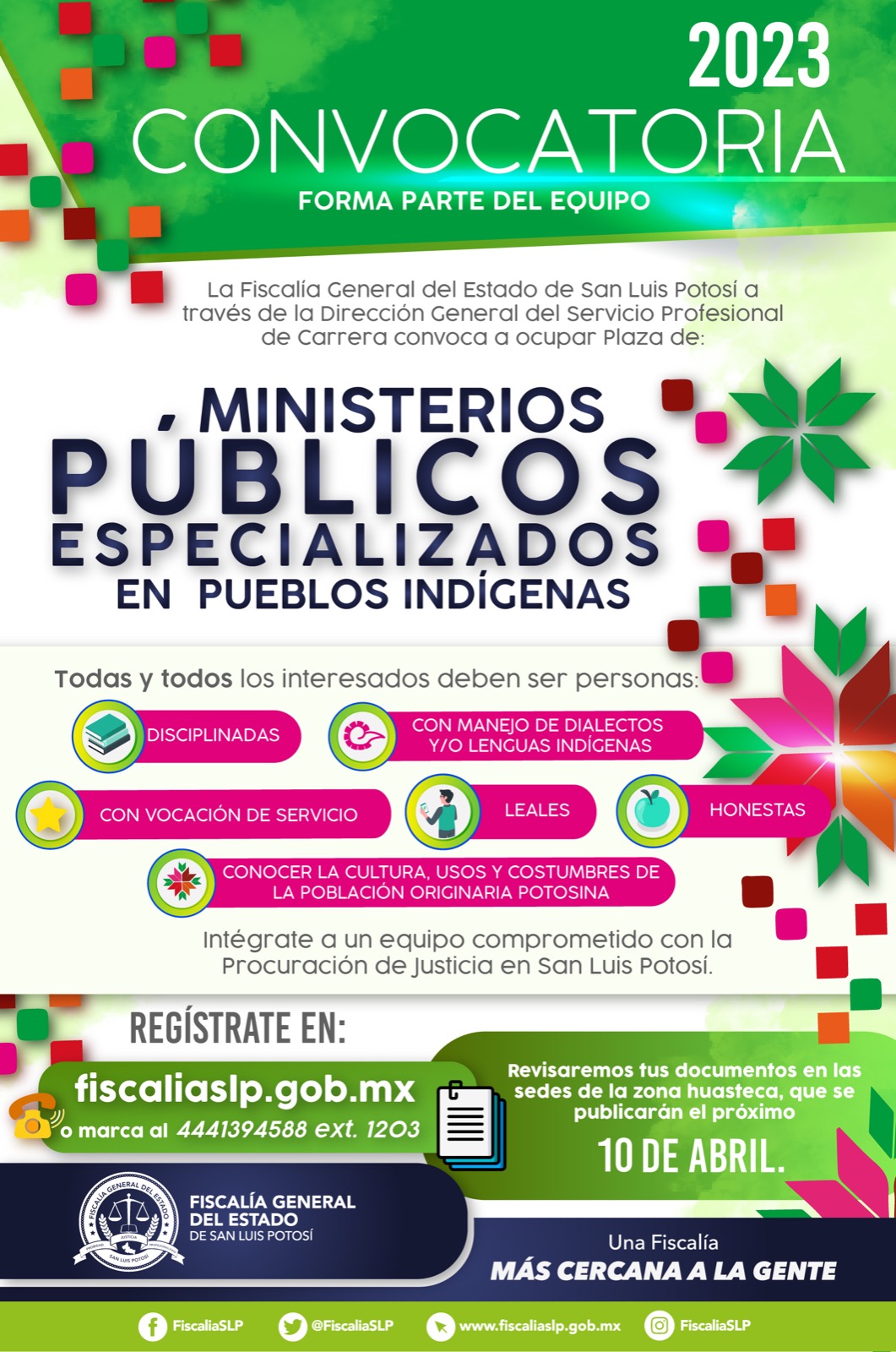 FISCALÍA CONVOCATORIA 22MARZO2023