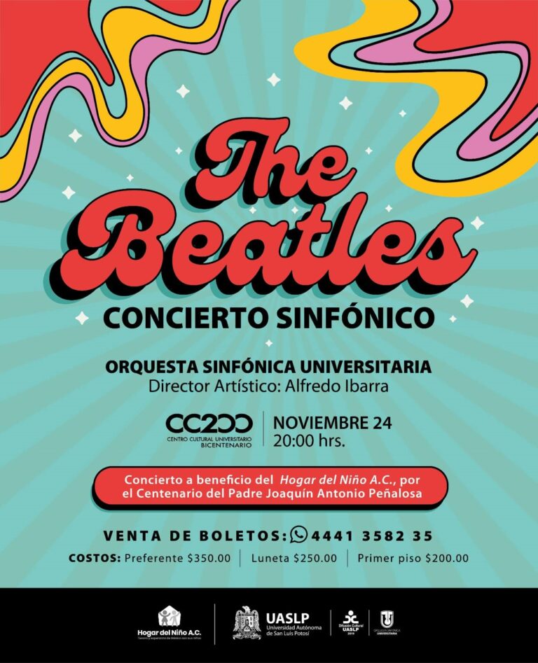 CONCIERTO SINFÓNICO BEATLES 11NOV2023