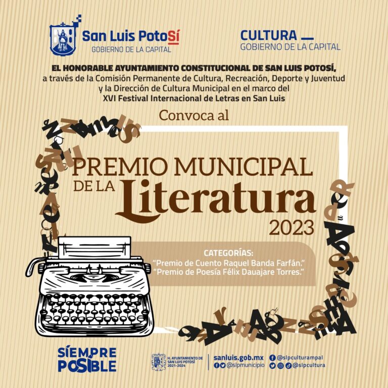 PREMIO MPAL LITERATURA 17NOV2023