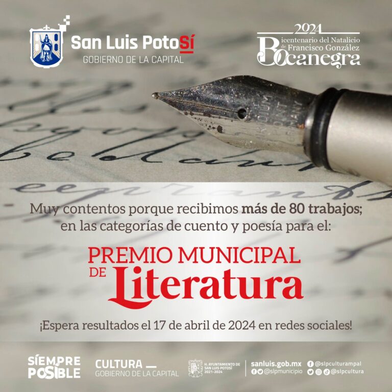 DCM 009- Gran respuesta la Convocatoria al Premio Municipal de Literatura 01