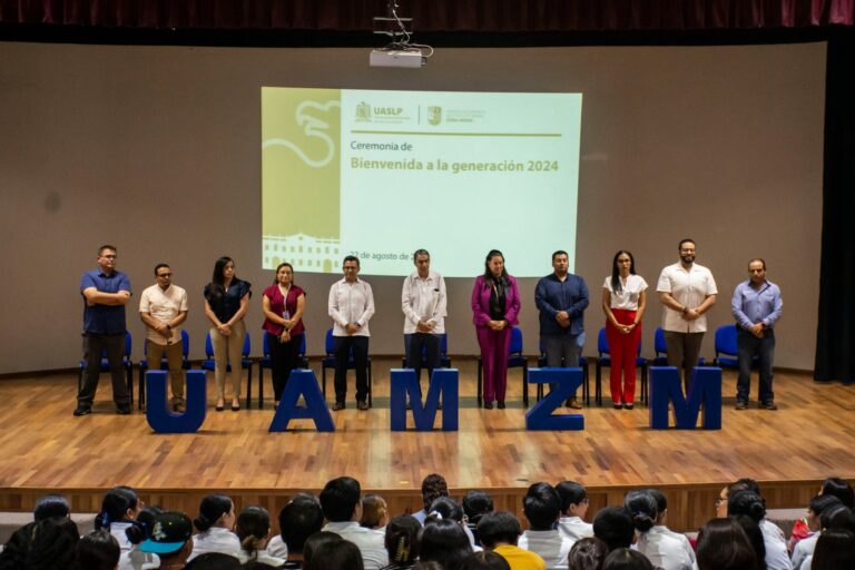 Rector de la UASLP da bienvenida a estudiantes de nuevo ingreso de la UAMZM (1)